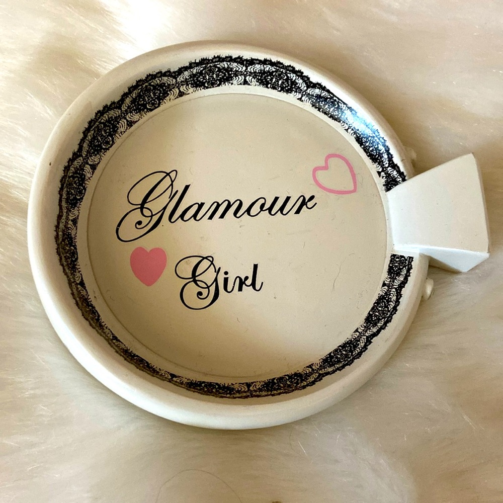 Glamour girl trinket tray/soap dish
